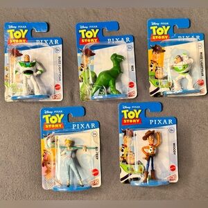 Disney Pixar TOY STORY Micro Collection Set 2” Woody Buzz Rex Bo Peep NEW Lot